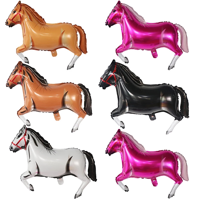 Kids Toys Horse - Duży koń z balonów foliowych akcesoria