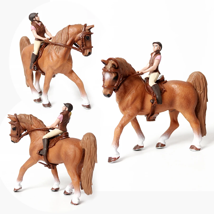 Kids Toys Horse - Koniki-zabawki Jeździec Jeździeckie Zestawy do zabawy