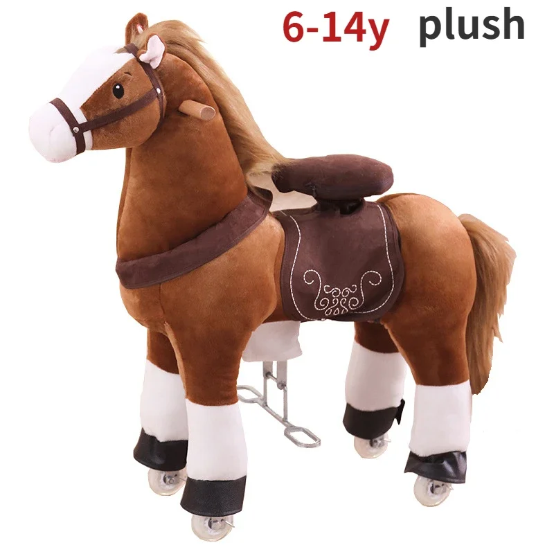 Wielobarwny Skaczący Koń Duża  – Kids Toys Horse recenzja i cena