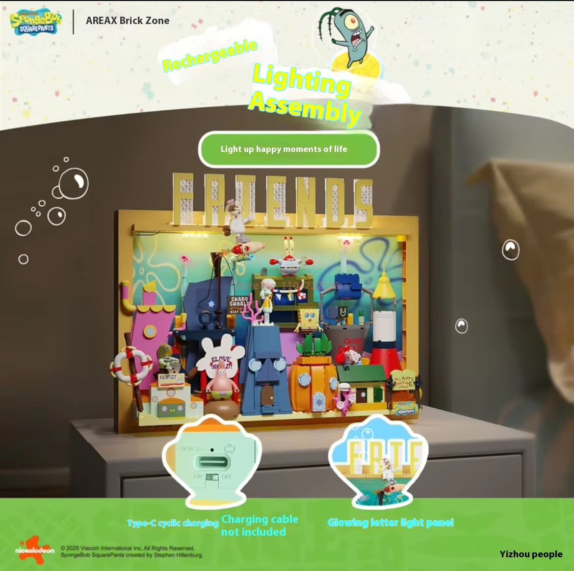 Oficjalny Area-X SpongeBob Kan – Kids Xbox Toys recenzja i cena